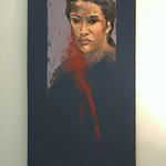 Senza Titolo - olio su tela - 60 x 100 - anno 1996