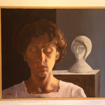 Senza Titolo - olio su tela - 50 x 60 - anno 1994