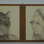 Senza titolo - grafite su cartone - 44,5 x 95,5 - anno 2015