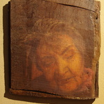 Senza Titolo -  olio su tavola -  33,5 x 36,5 - anno 2014